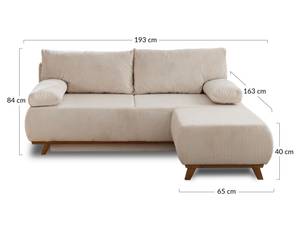 3-Sitzer Sofa CRISTAL Rot