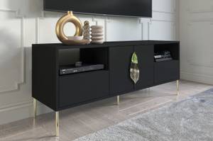 Tv-Schrank Skandica Merlin Schwarz - Gold - Gold