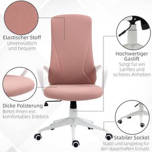 Bürostuhl 921-637V00PK Hochglanz Altrosa