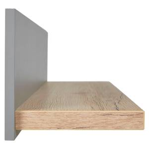 Wandregal 2494 Grau - Holzwerkstoff - 130 x 21 x 23 cm