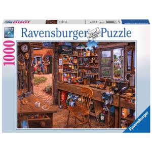 Puzzle Opas Schuppen Papier - 11 x 3 x 15 cm