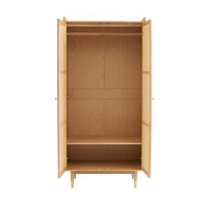 Armoire Bombong Marron - En partie en bois massif - 90 x 191 x 55 cm