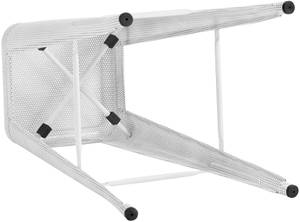 Tabouret de bar Fletcher Lot de 4 Blanc