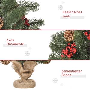 Künstlicher Weihnachtsbaum 830-386 Grün - Kunststoff - 28 x 50 x 28 cm