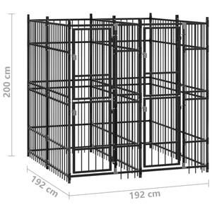 Hundehütte 3012745 Tiefe: 192 cm