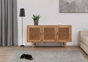 Sideboard M47 Braun - Holzart/Dekor - Holz teilmassiv - 160 x 82 x 45 cm