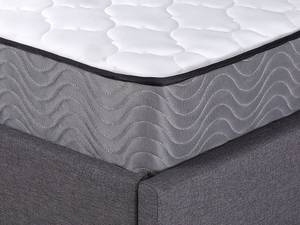 Matratze BLISS Beige - Schwarz - Grau - Weiß - Textil - 90 x 20 x 200 cm