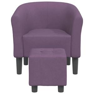 Clubsessel mit Fußhocker 3030663-2 Violett