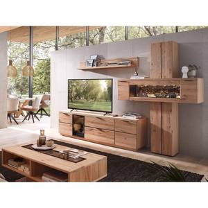 Wandboard Donia 9 Braun - Holz teilmassiv - 150 x 22 x 24 cm