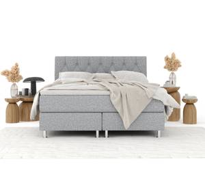 Boxspringbett Excelsior Grau - Breite: 180 cm