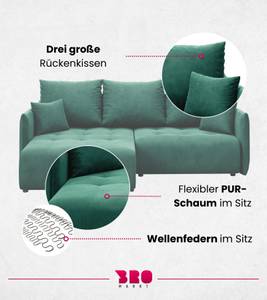 Ecksofa HUDSON Grün