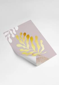 Echtes Gold Poster Set Papier - 70 x 50 x 70 cm