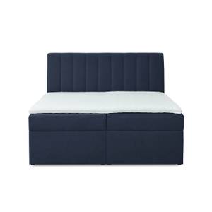 Boxspringbett Liberty Pocket Visco Blau - Breite: 180 cm