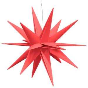 Weihnachtsstern 3030407-1 Rot - Kunststoff - 77 x 100 x 1 cm