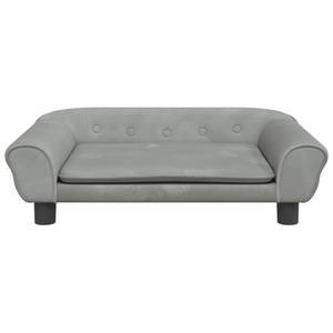 Hundebett 3015978 Hellgrau - 70 x 22 x 48 cm