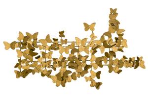 Wanddeko Metall Butterfly Spot Gold - Metall - 104 x 63 x 5 cm