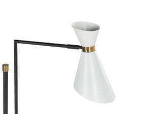 Grande lampe MELAWI Noir - Doré - Blanc