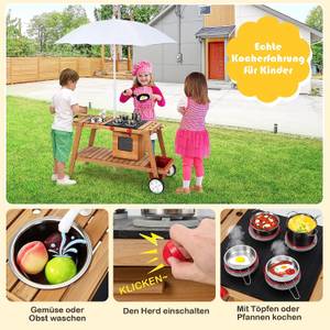 Garten Küche Spielset Weiß