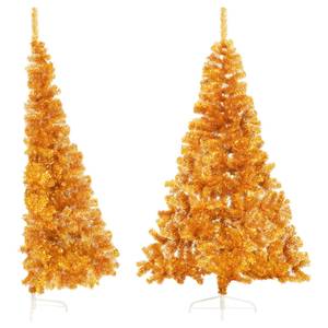 Künstlicher Halb-Weihnachtsbaum Gold - 125 x 240 x 125 cm