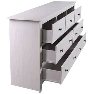 Sideboard Beistellschrank Caelus Ⅳ Grau - Holzwerkstoff - Metall - 140 x 89 x 40 cm