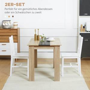 Esszimmerstühle 2er Set 835-910V01WT Glas Grau