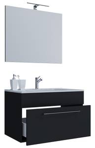 3-pièces lavabo Badinos SP Noir - Noir brillant