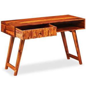 Schreibtisch Braun - Massivholz - Holzart/Dekor - 118 x 76 x 118 cm