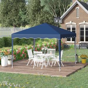 Pop-up Zelt 84C-263V02 Blau - Textil - 295 x 257 x 295 cm