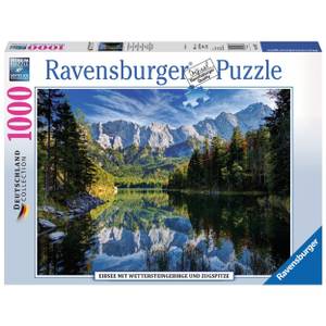 Puzzle Eibsee Mit Wettersteingebirge Papier - 12 x 8 x 12 cm