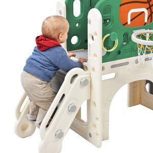 Toboggan pour enfants Mini Ⅳ Vert - Matière plastique - 36 x 56 x 111 cm