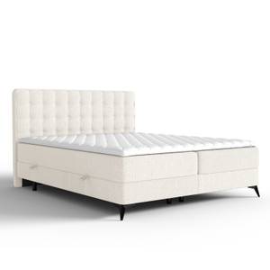 Boxspringbett Annakie Bonell Federkern Ecru - Breite: 120 cm