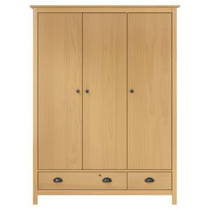 Kleiderschrank 3002598 Braun - Massivholz - Holzart/Dekor - 127 x 170 x 50 cm