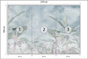 Papier Peint tropicales PLANTES Feuilles 270 x 180 x 180 cm