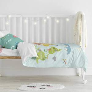 World map Set housse couette 100x135 135 x 100 cm