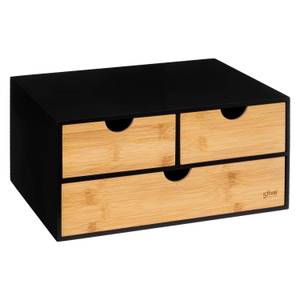 Schreibtisch-Organizer BAVA Schwarz - Holzwerkstoff - 25 x 16 x 32 cm