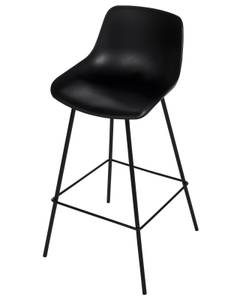 Tabouret de bar EMMET Noir - Matière plastique - 49 x 100 x 47 cm