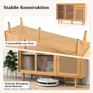 Küchenschrank WO77095ZMDE Braun - Bambus - 35 x 83 x 120 cm