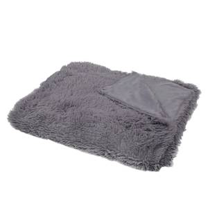 Wohndecke Kuscheldecke 200x220cm Graphit Grau - Textil - 200 x 220 x 2 cm