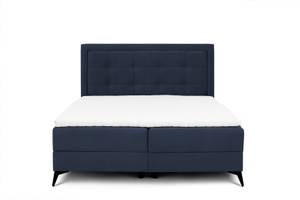 Boxspringbett Viggo Blau - Breite: 180 cm