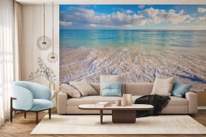 Fototapete Strand Meer Landschaft 3D 400 x 280 x 280 cm