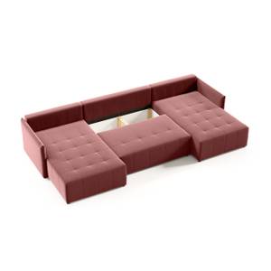 Ecksofa Big Sofa Eckcouch Molo U Form Altrosa