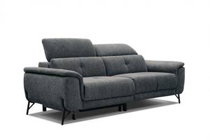 Sofa Avena (3-Sitzer mit Relax L) Dunkelgrau