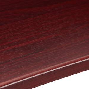 Sitz-Steh-Schreibtischaufsatz Schwarz - Rot - Silber - Holzwerkstoff - Metall - Kunststoff - 90 x 44 x 63 cm