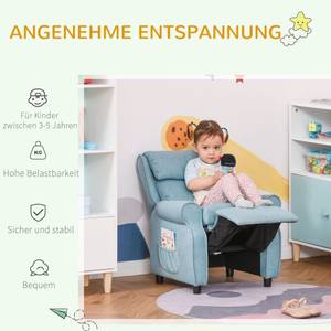 Kindersessel mit Liegefunktion 310-052BU Blau