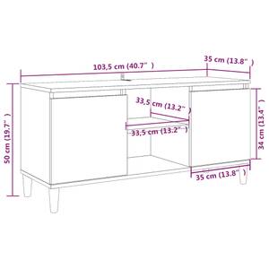 TV-Schrank 3009522 Raucheiche Dekor