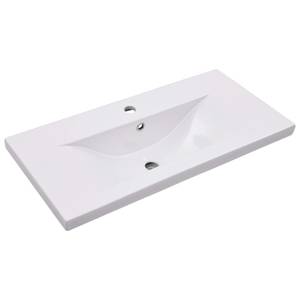 Meuble lavabo avec bassin 3007833-3 Blanc - Largeur : 80 cm