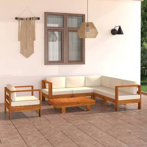 Garten-Lounge-Set (7-teilig) 3006534-4 Creme