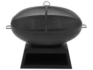 Feuerstelle für Holz SEMERU Schwarz - Metall - 76 x 60 x 76 cm