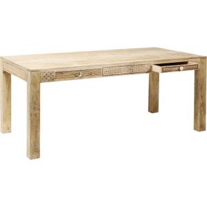 Table Puro Plain Marron - Bois massif - 200 x 76 x 100 cm