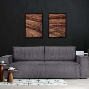 NAPI Sofa 3 Sitzer Grau - Breite: 244 cm